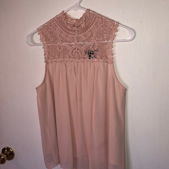 Blush Pink blouse - Picture 1 of 3